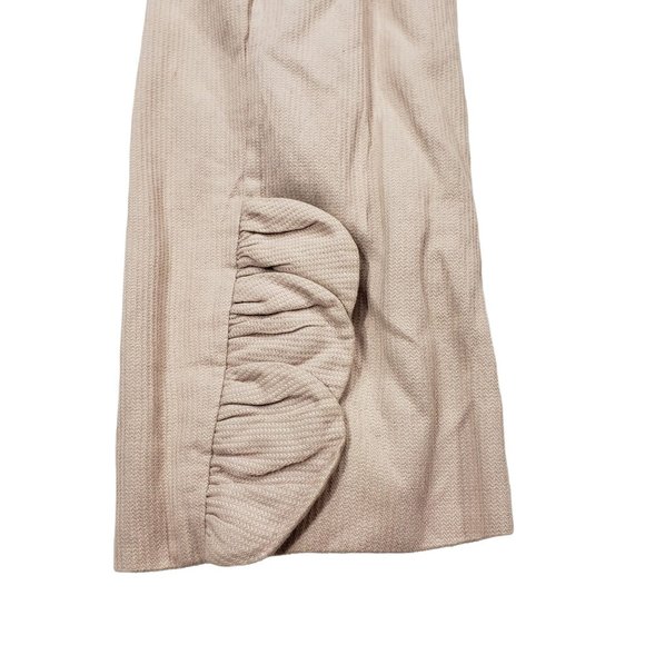 Cabi Blazer Suit Jacket 8 Women 400 Roses Blush Pink Ruffles Cotton - Picture 12 of 12